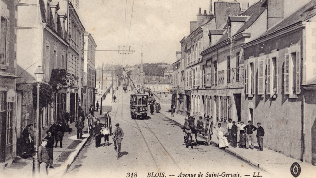 Le tramway électrique Quartier Vienne à Blois